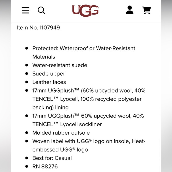 Ugg Dakota Black Suede Slippers Women’s size 6 - Picture 6 of 12